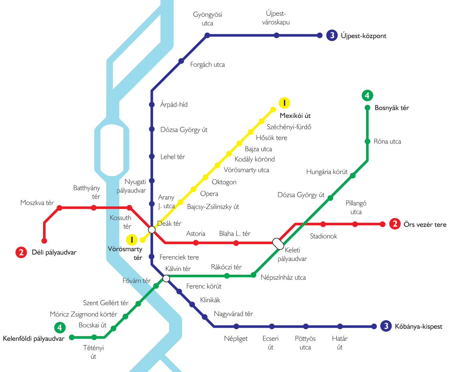 budapest metróvonalak térkép A BUDAPESTI METRÓHÁLÓZAT VEGYI TERRORTÁMADÁS ELLENI  budapest metróvonalak térkép